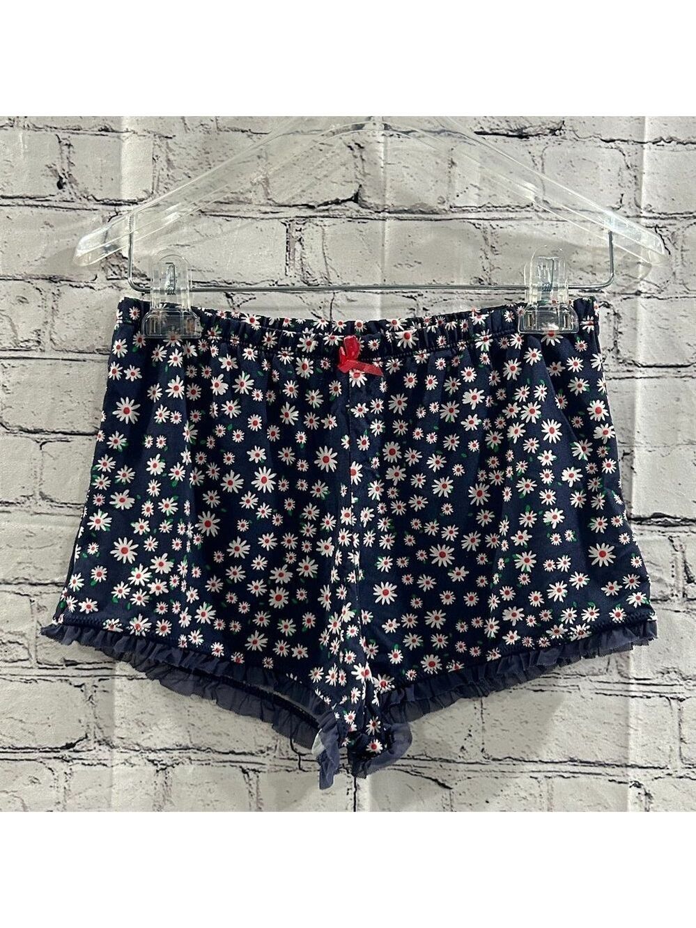 5 for $10 Ladies Midnight Cocoa sleep short Size L